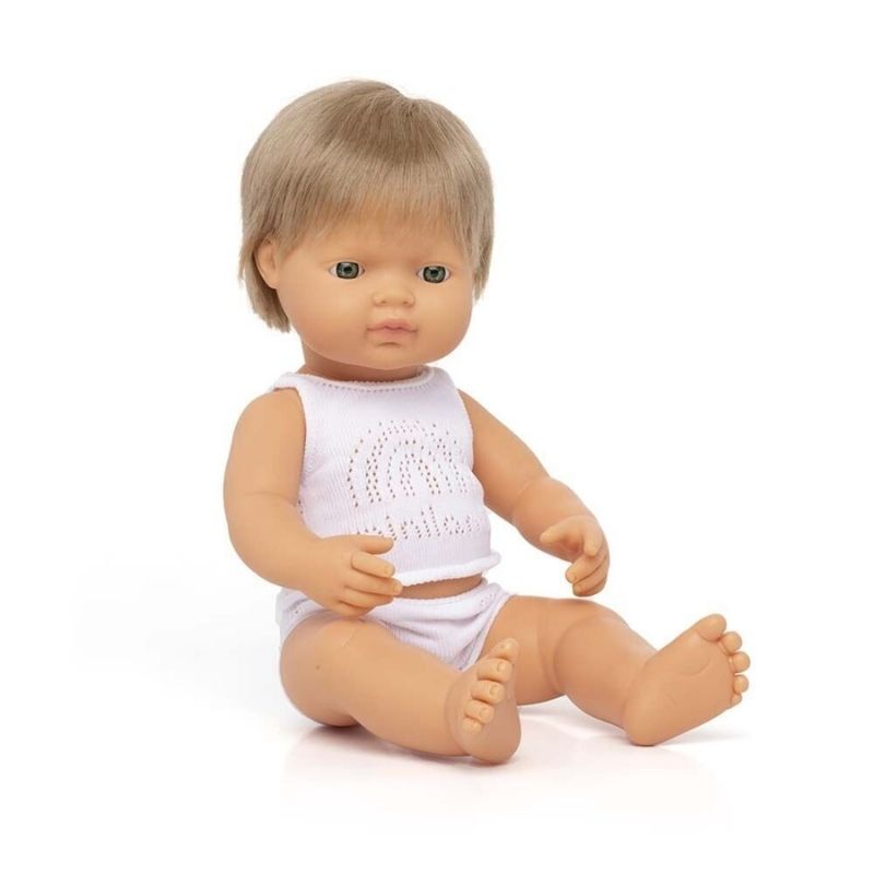 Miniland Dark Blonde Doll - Hazel 38cm